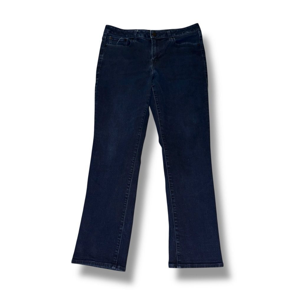 Express Dark Blue Straight Fit Denim Jeans Sz 34/32